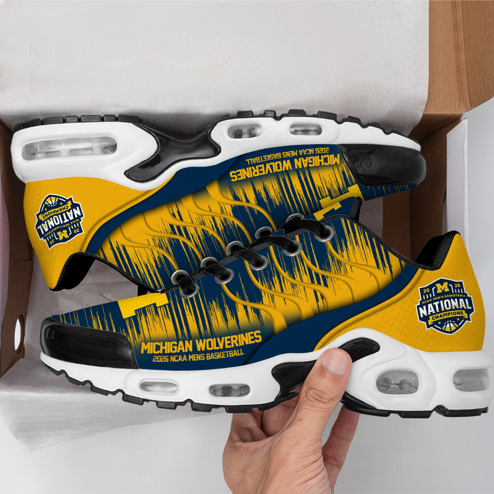 Michigan Wolverines 2026 NCAA Men's Basketball National Champs Air Max Shoes – TMTHU5169