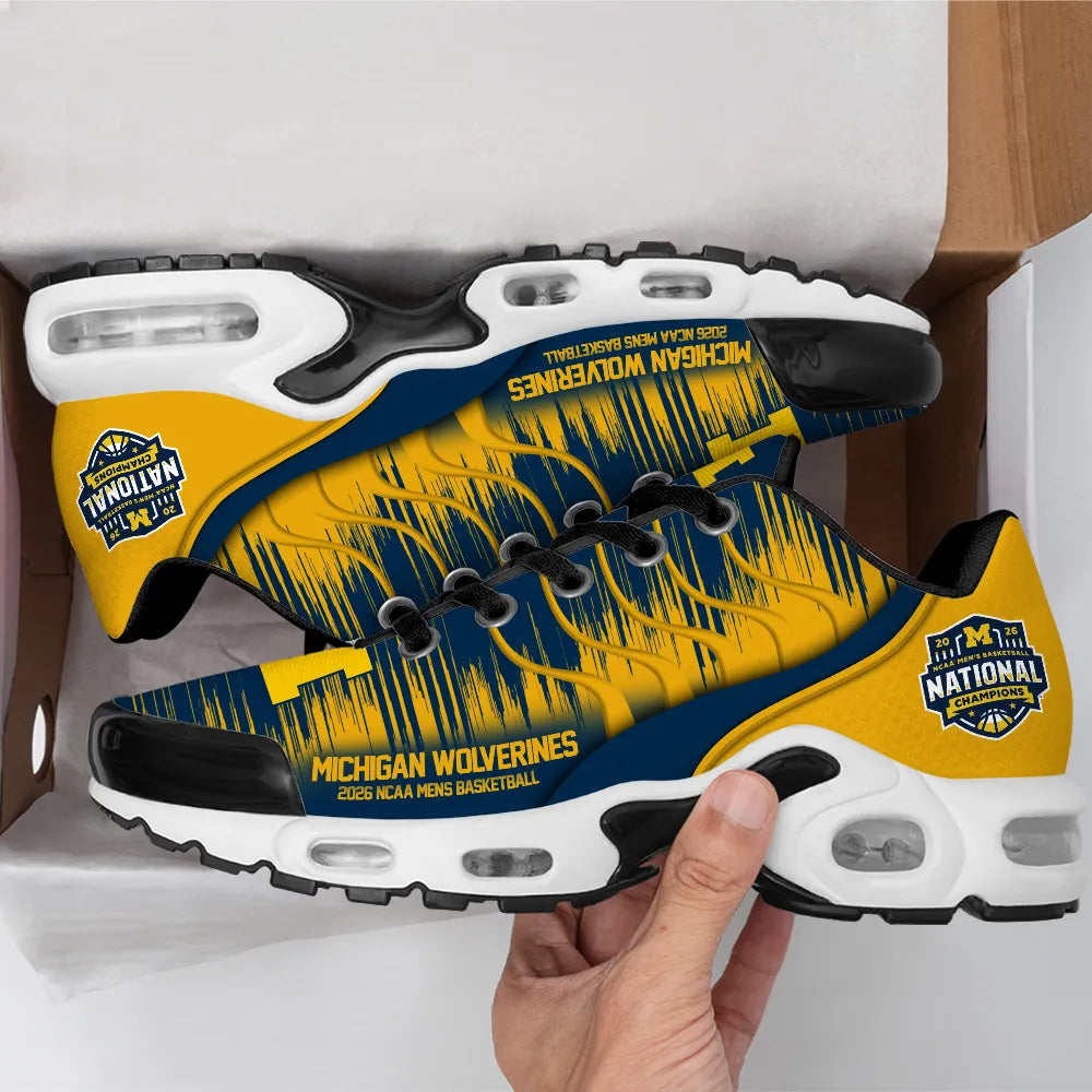 Michigan Wolverines 2026 NCAA Men's Basketball National Champs Air Max Shoes – TMTHU5169