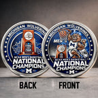 Michigan Wolverines 2026 NCAA Men's Basketball National Champs Commemorative Coin – TMTHU4966
