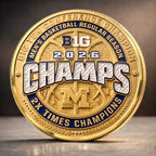 Michigan Wolverines 2026 NCAA Men's Basketball National Champs Commemorative Coin – TMTHU5038