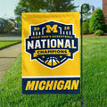 Michigan Wolverines 2026 NCAA Men's Basketball National Champs Double-side Garden Flag – TMTHU4963