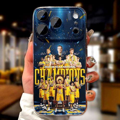 Michigan Wolverines 2026 NCAA Men's Basketball National Champions Phone Case – TMTHU4949
