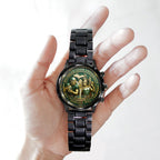 Michigan State Spartans Football Black Stainless Steel Watch – TANTN17942