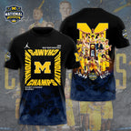 Michigan Wolverines 2026 Men's Basketball National Champions 3D Apparel – GNE5995