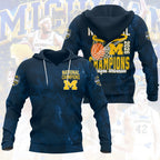 Michigan Wolverines 2026 Men's Basketball National Champions 3D Apparel – HOATT17347