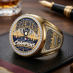 Milwaukee Brewers 2026 National League Champions 3D Engraved Ring – TMTHU10130