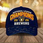Milwaukee Brewers 2026 National League Champions Classic Cap – TMTHU10140