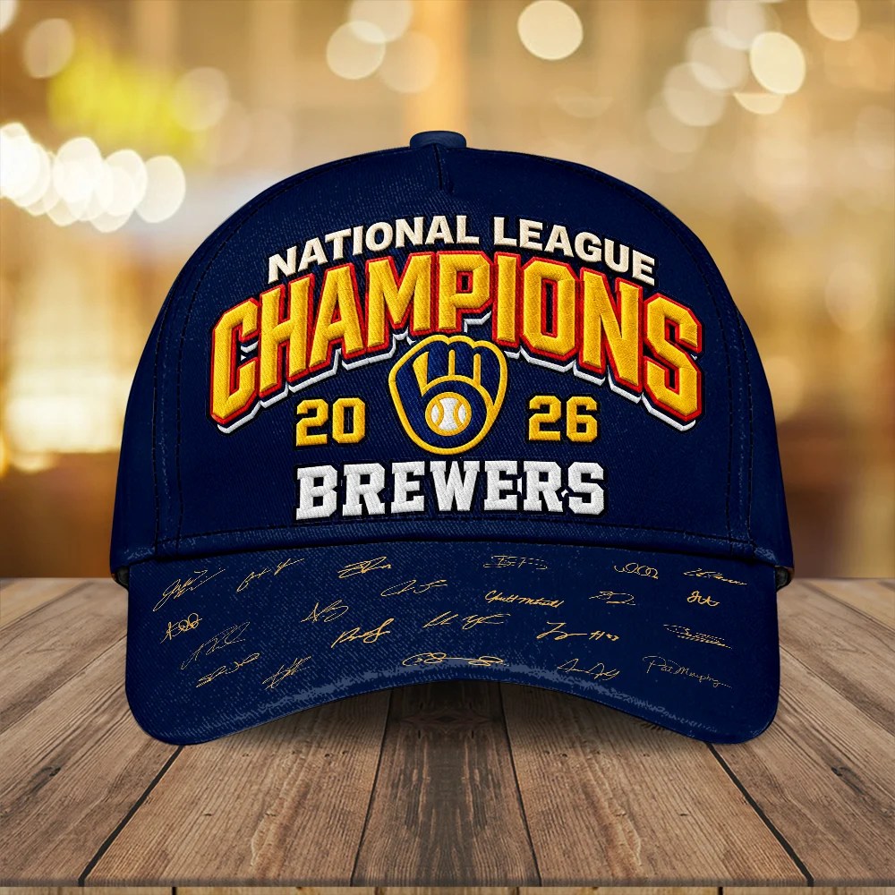Milwaukee Brewers 2026 National League Champions Classic Cap – TMTHU10140