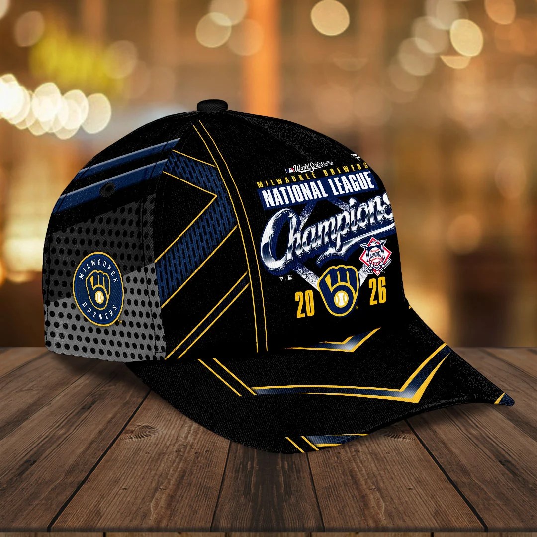 Milwaukee Brewers 2026 National League Champions Classic Cap – HOATT26782