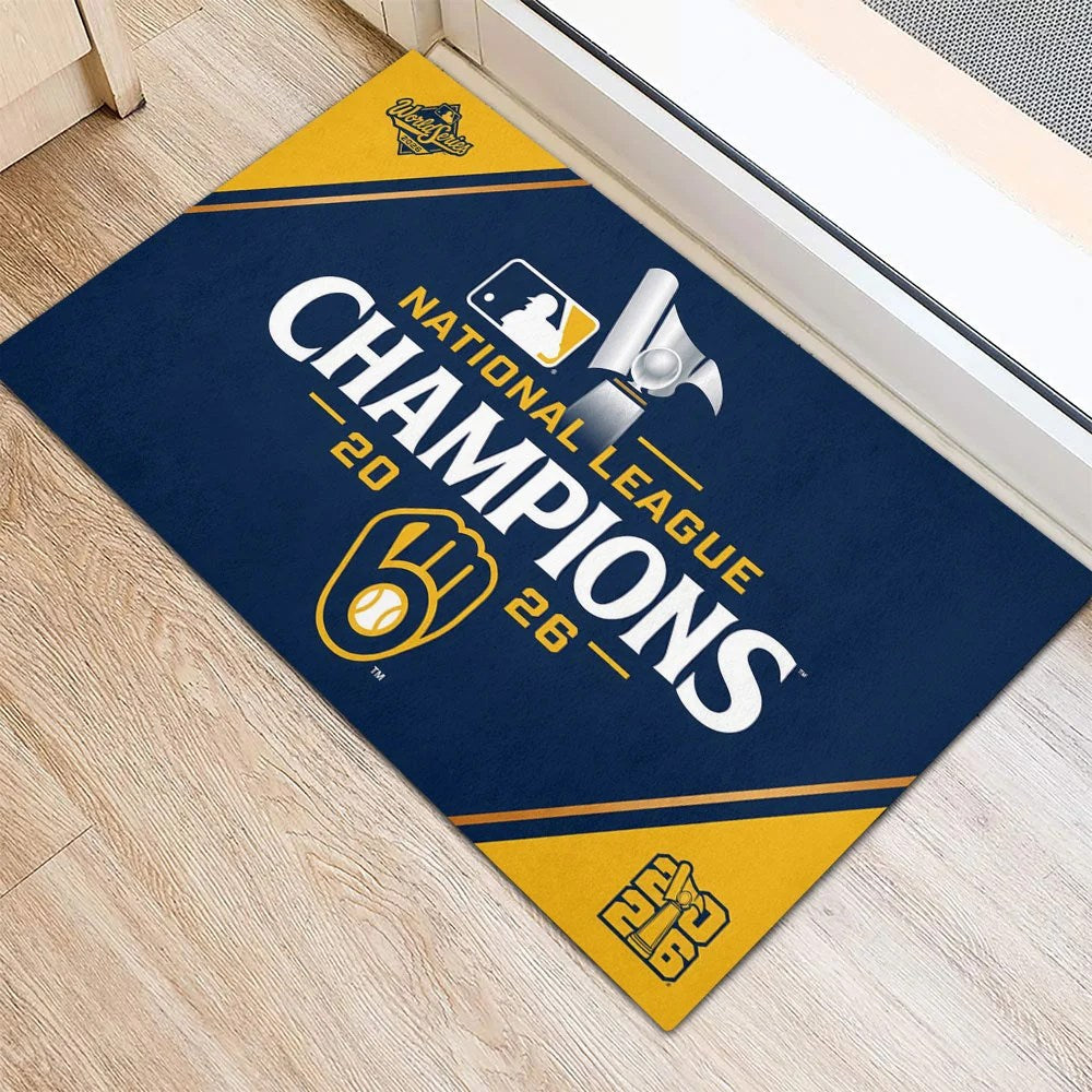 Milwaukee Brewers 2026 National League Champions Doormat – MAITM15436