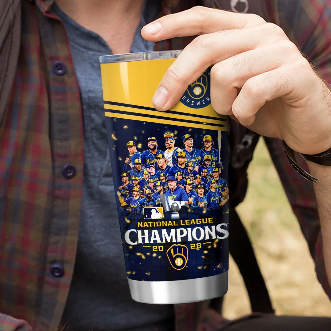 Milwaukee Brewers 2026 National League Champions Tumbler Cup – HOATT26783