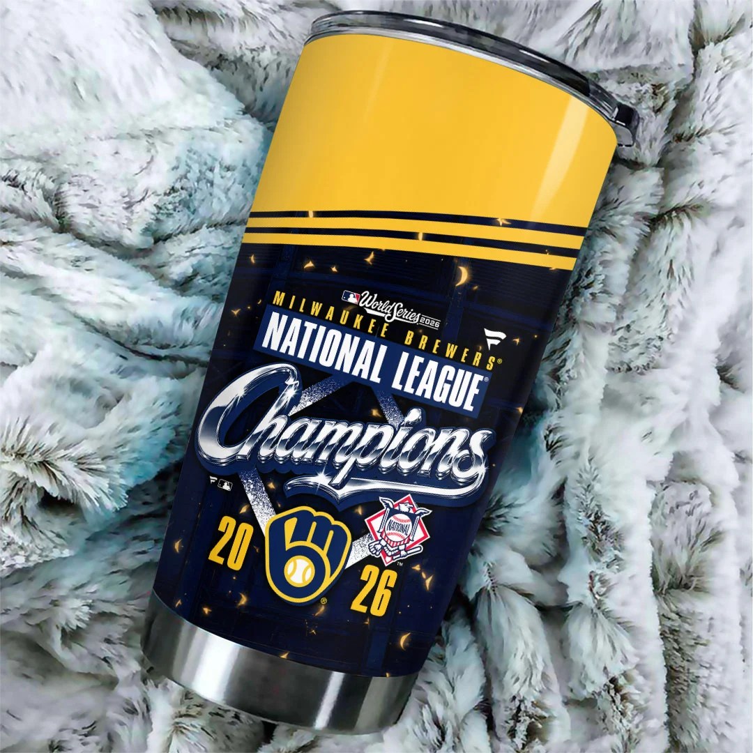 Milwaukee Brewers 2026 National League Champions Tumbler Cup – HOATT26783