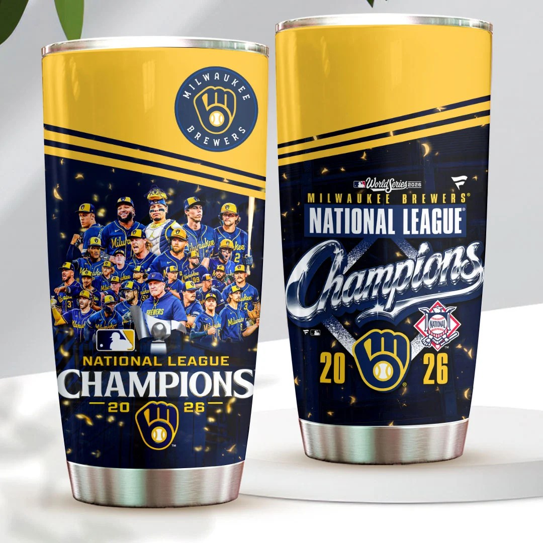 Milwaukee Brewers 2026 National League Champions Tumbler Cup – HOATT26783