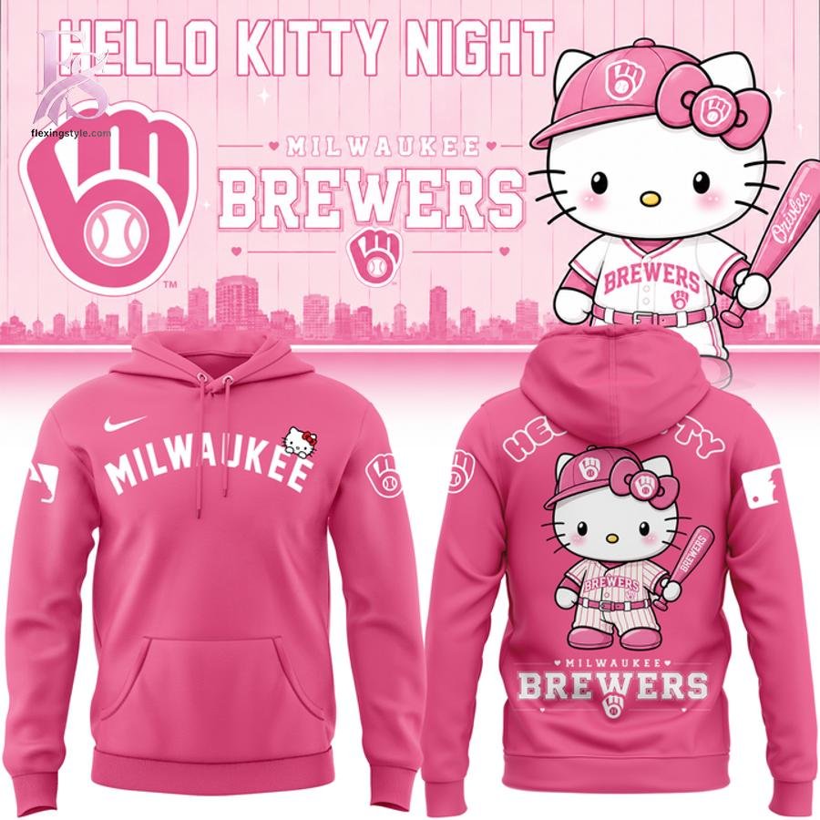 Milwaukee Brewers Hello Kitty Night 2026 T-Shirt