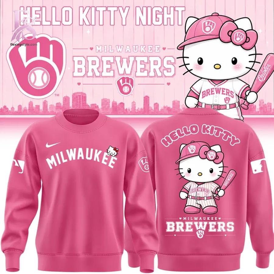 Milwaukee Brewers Hello Kitty Night 2026 T-Shirt