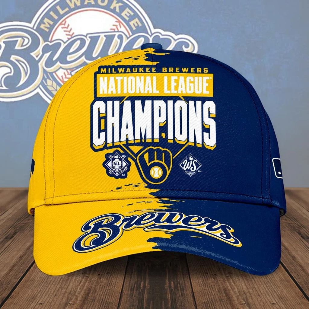 Milwaukee Brewers 2026 National League Champions Classic Cap – HOATT26784