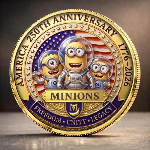 Minions & Monsters x America250 Commemorative Coin – TANTN25115