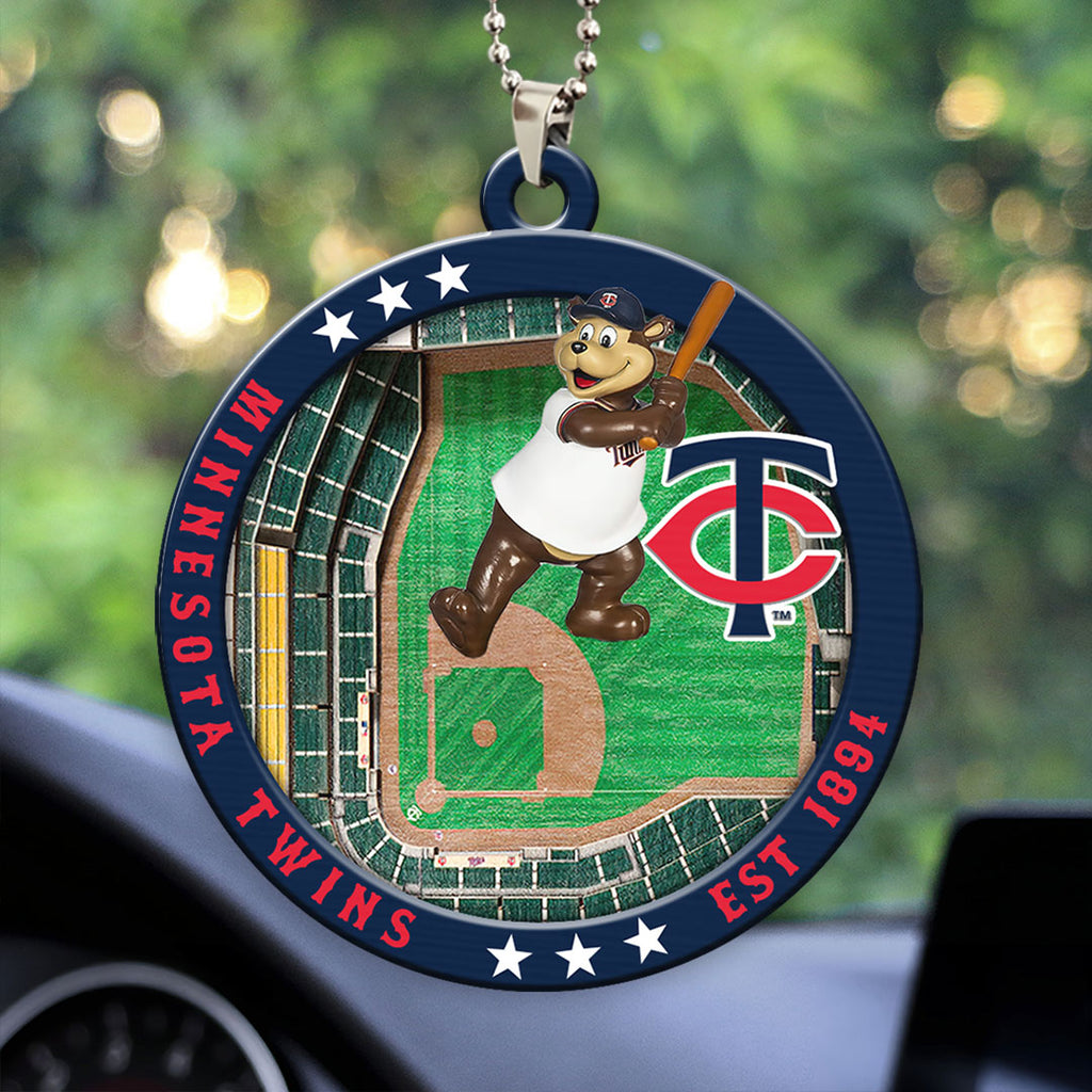 Minnesota Twins Custom shape 2-sided Acrylic Car Ornament – HOATT13048