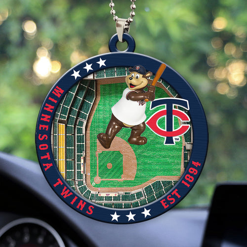Minnesota Twins Custom shape 2-sided Acrylic Car Ornament – HOATT13048