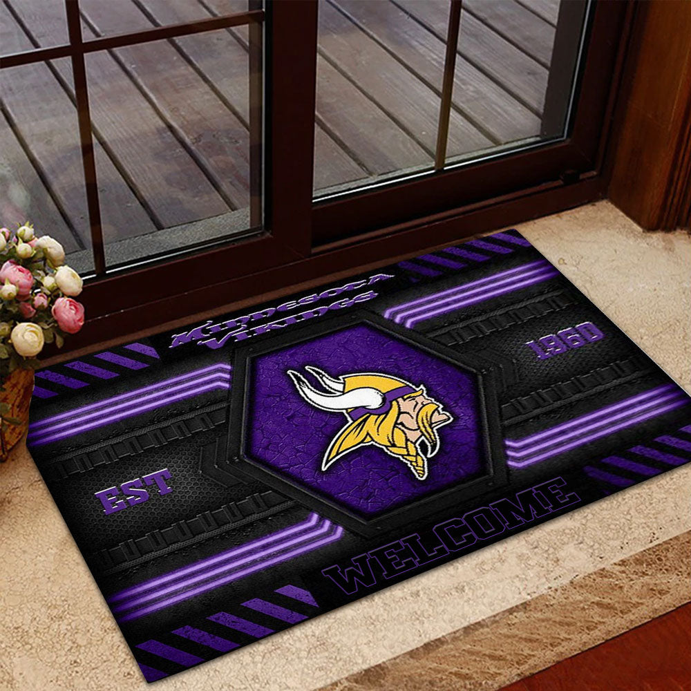 Minnesota Vikings Custom Doormat – MAITM13171