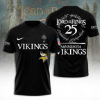 Minnesota Vikings x The Lord of The Rings 25 Years 3D Apparel – TANTN19573