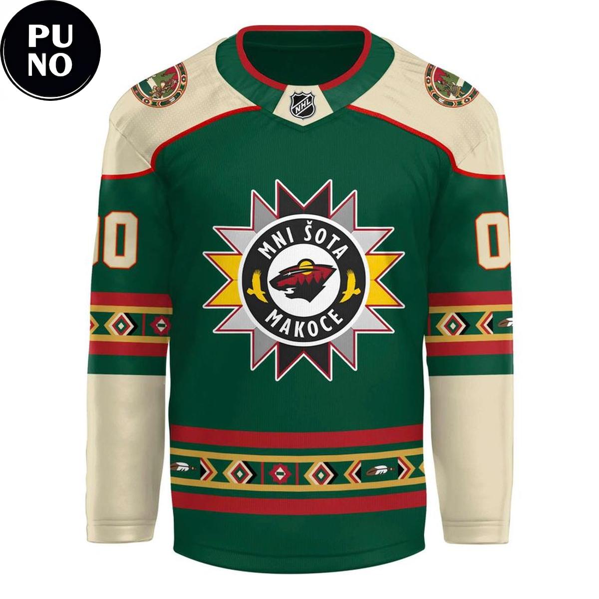Minnesota Wild x Indigenous Peoples’ Day 2026 Personalized Hockey Jersey
