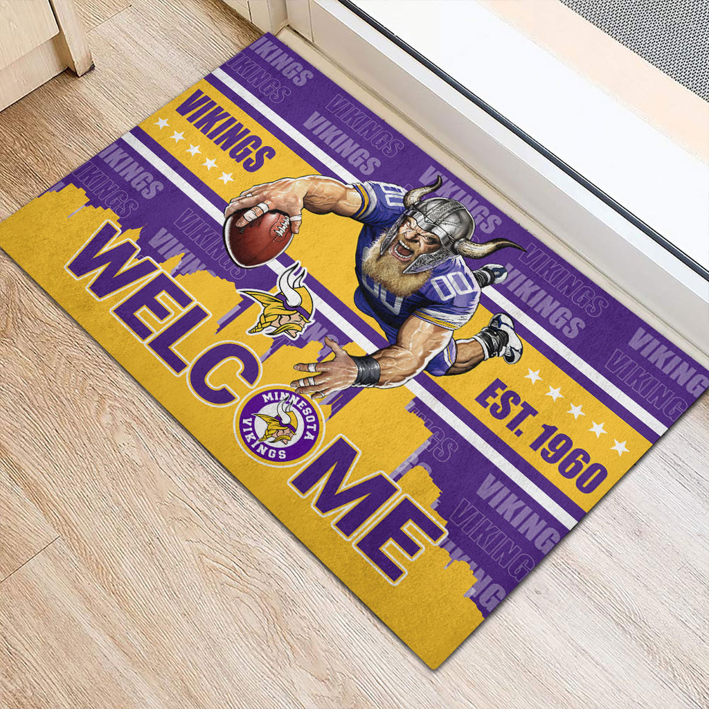 Minnesota Vikings Custom Doormat – HOATT12849