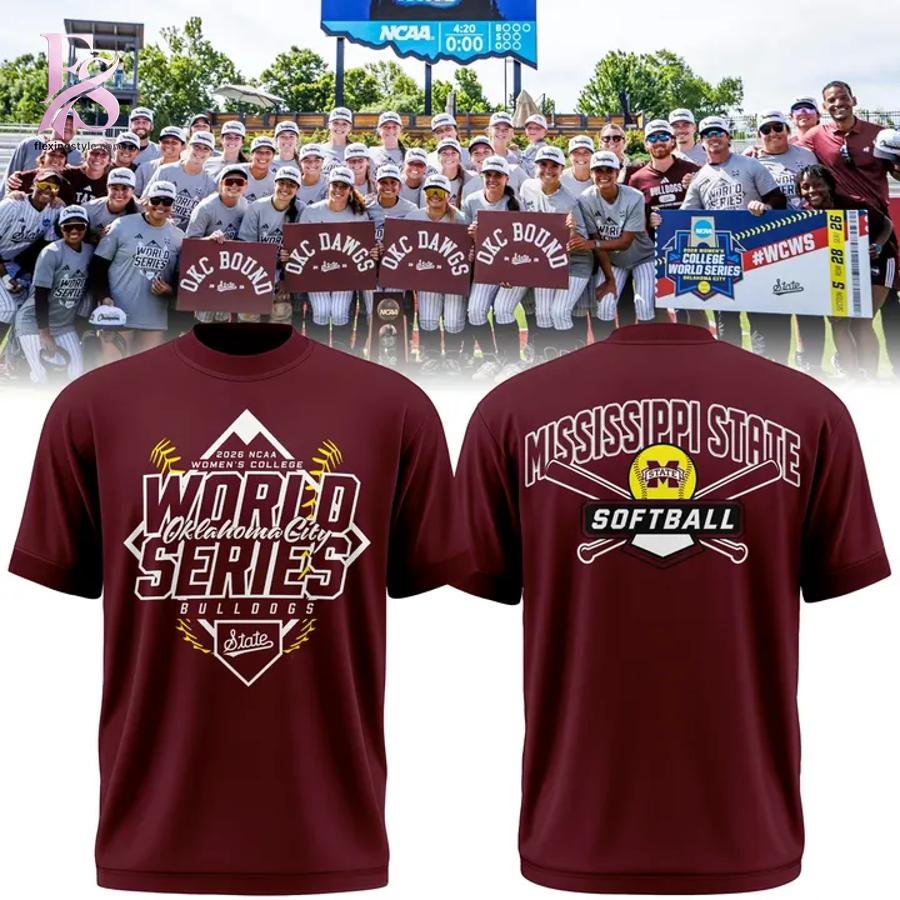 Mississippi State Softball 2026 Women’s College World Series Tshirt