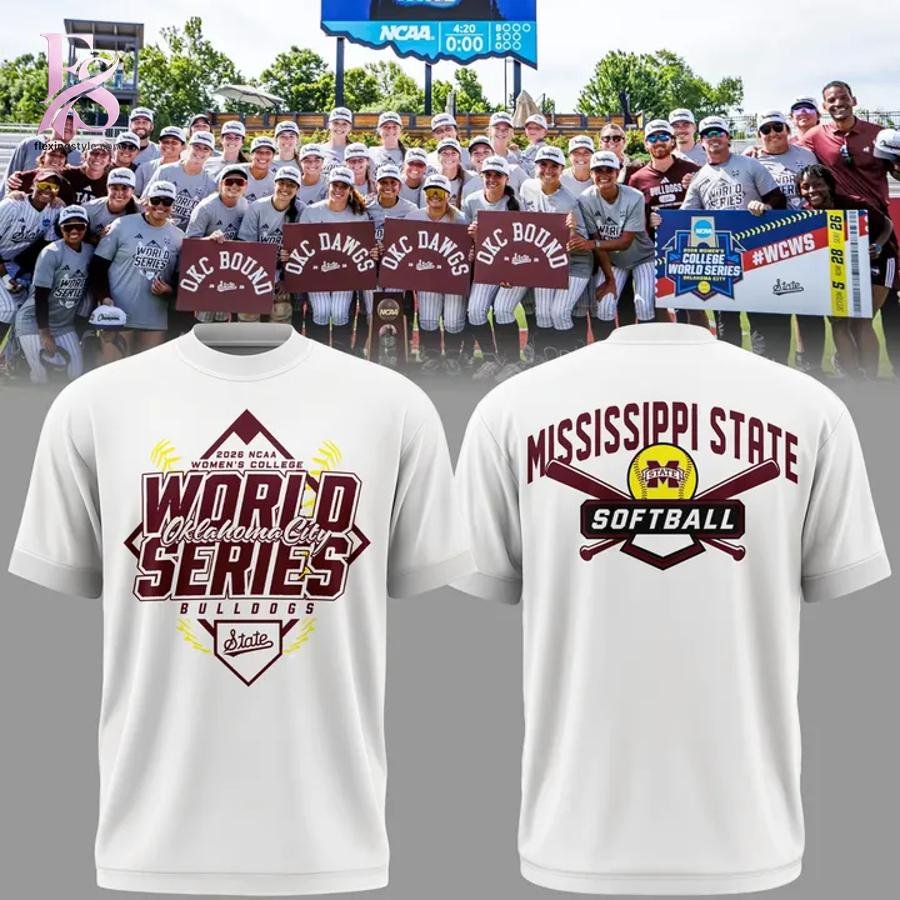 Mississippi State Softball 2026 Women’s College World Series Tshirt