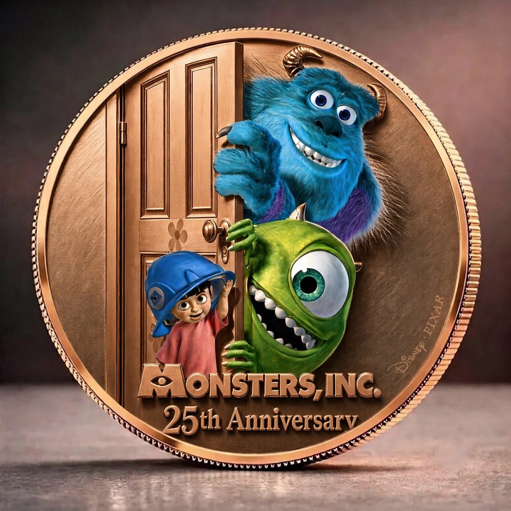 Monsters, Inc. 25th Anniversary Commemorative Coin – GNE9204