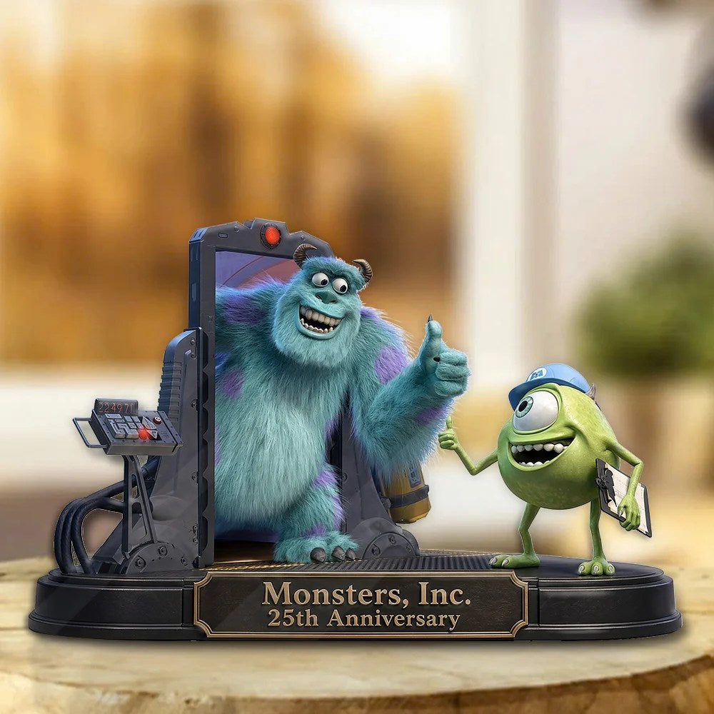 Monsters, Inc. 25th Anniversary Custom Shape Acrylic Plaque – GNE9200
