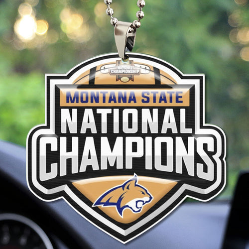 Montana State Bobcats Football Custom shape 2-sided Acrylic Car Ornament – TMTHU3172