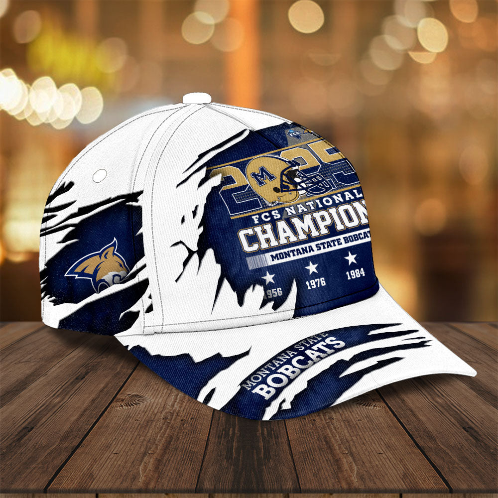 Montana State Bobcats Football 2025 National Champions Classic Cap – TANTN20778