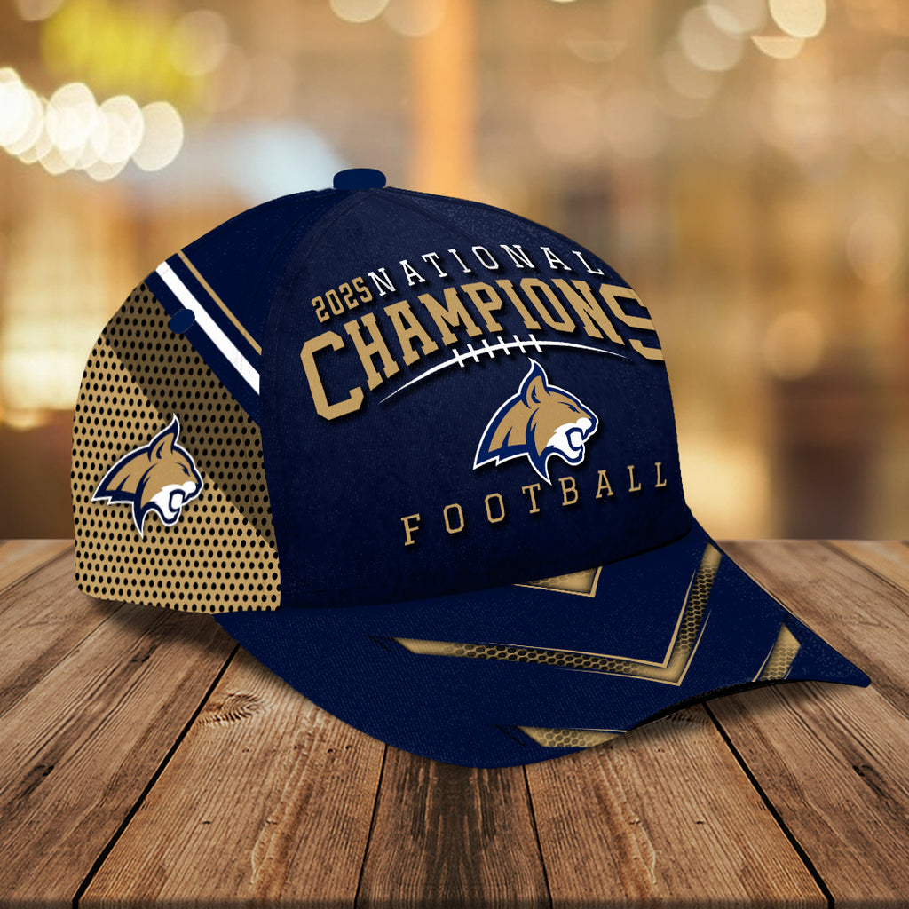 Montana State Bobcats Football 2025 National Champions Classic Cap – MAITM14687