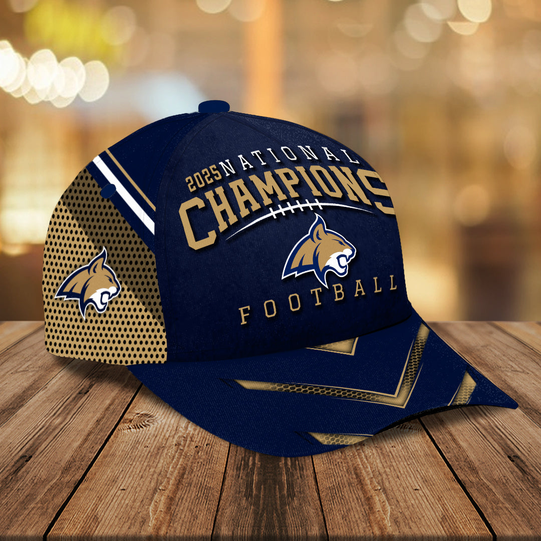 Montana State Bobcats Football 2025 National Champions Classic Cap – MAITM14687