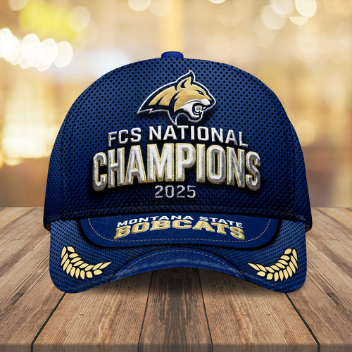 Montana State Bobcats Football 2025 National Champions Classic Cap – MAITM14714