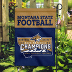 Montana State Bobcats Football 2025 National Champions Double-side Garden Flag – MAITM14577