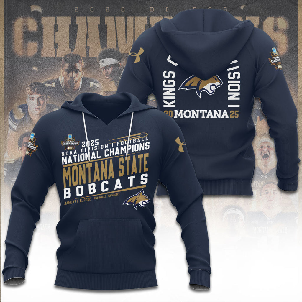 Montana State Bobcats Football 3D Apparel – TANTN20062