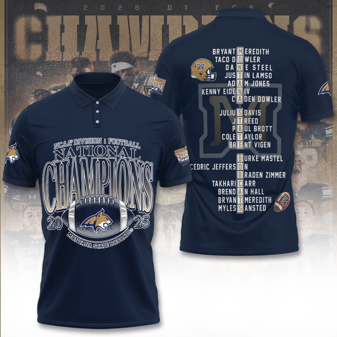 Montana State Bobcats Football 3D Apparel – TANTN20072