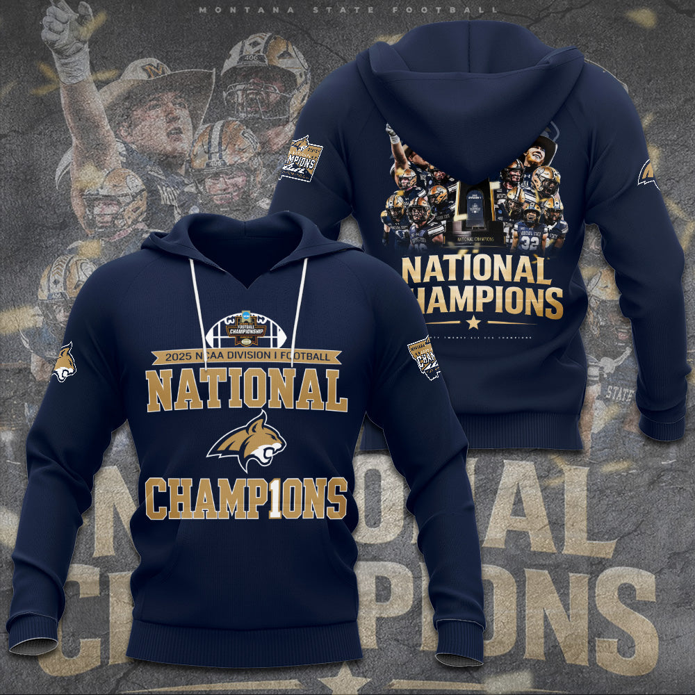 Montana State Bobcats Football 3D Apparel – TANTN20063