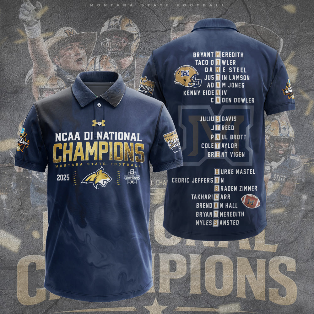 Montana State Bobcats Football 3D Apparel – TANTN20512