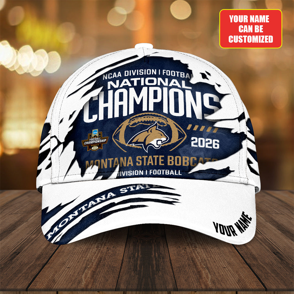 Personalized Montana State Bobcats Football Classic Cap – TANTN20097