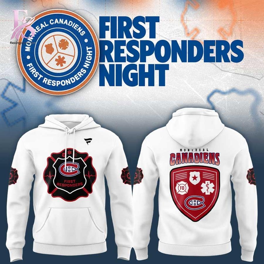 Montreal Canadiens First Responders Night 2026 Hoodie