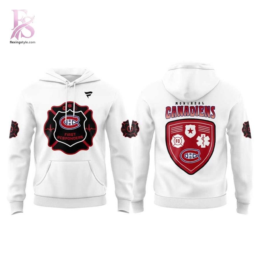 Montreal Canadiens First Responders Night 2026 Hoodie