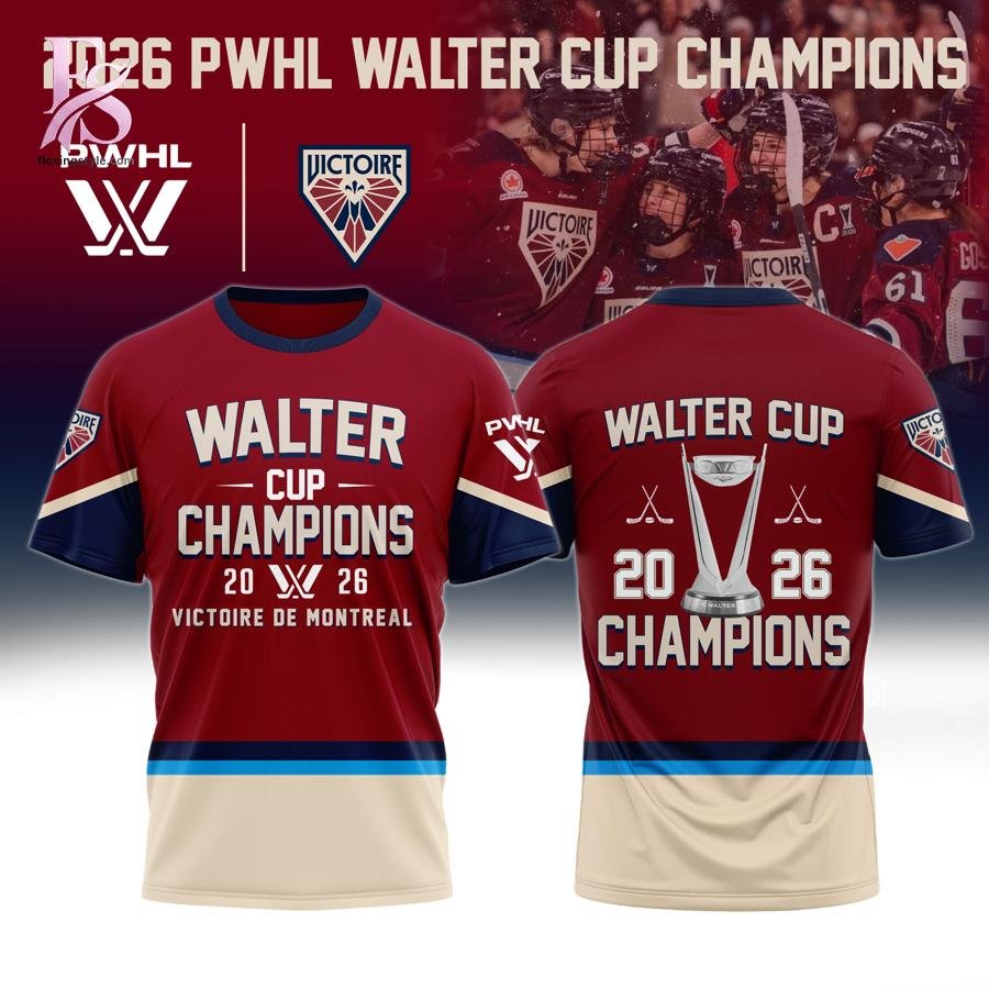 Montreal Victoire 2026 PWHL Walter Cup Champions Hoodie