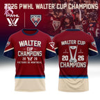 Montreal Victoire 2026 PWHL Walter Cup Champions Hoodie
