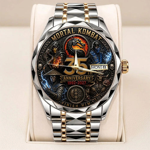 Mortal Kombat 35th Anniversary Alloy Luxury Quartz Watch – TANTN25107