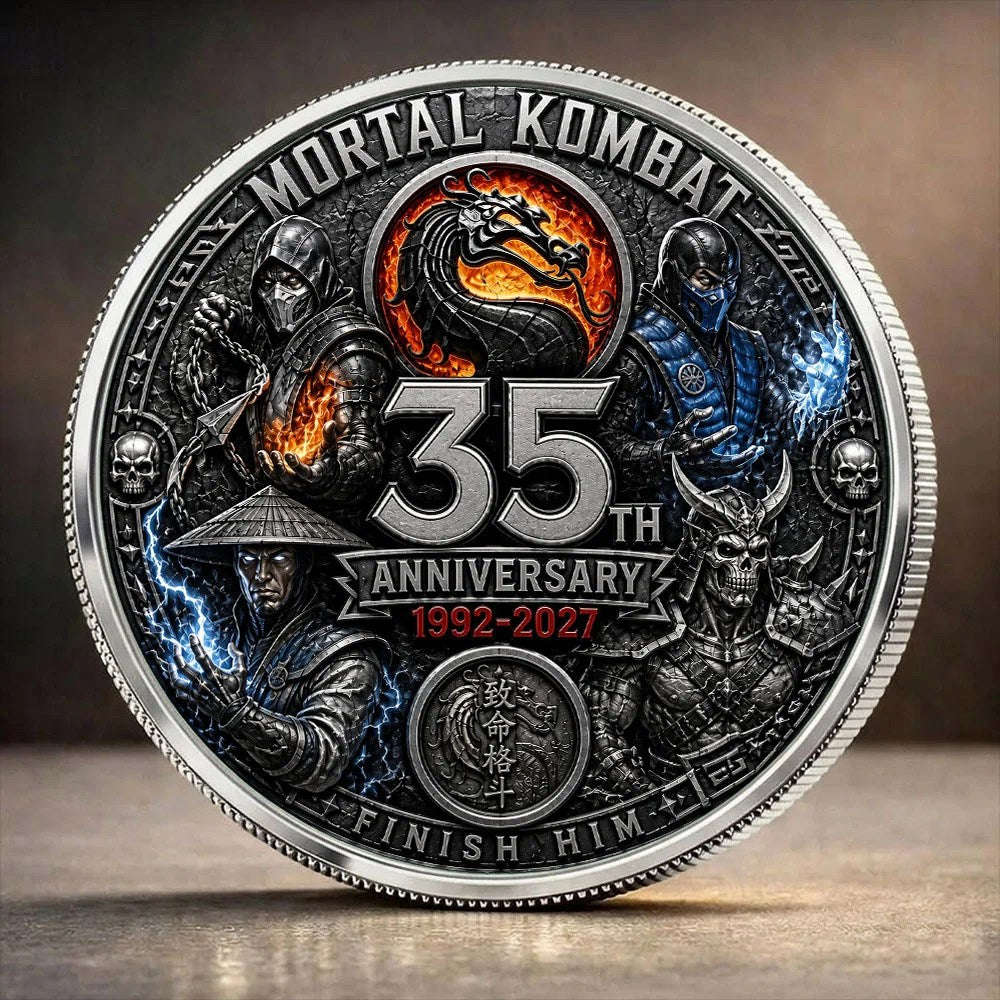 Mortal Kombat 35th Anniversary Commemorative Coin – TANTN25106