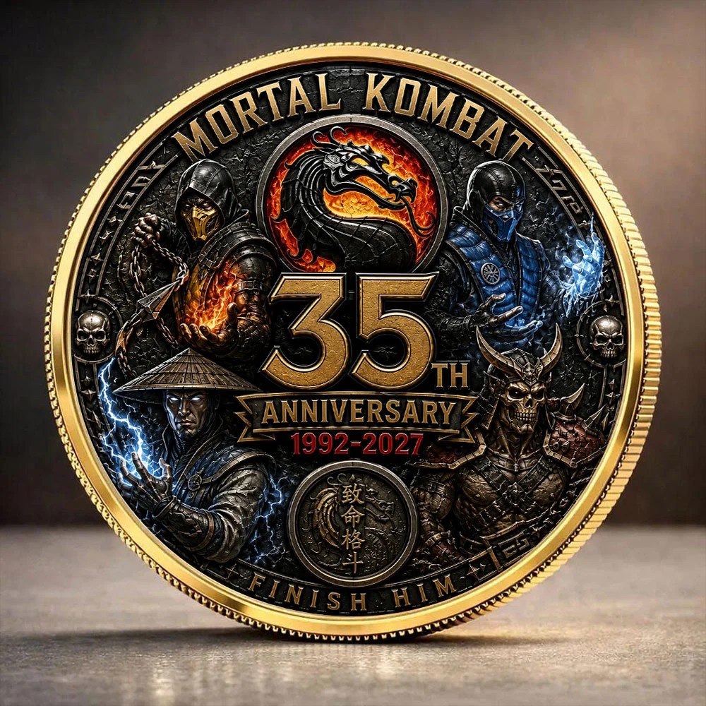 Mortal Kombat 35th Anniversary Commemorative Coin – TANTN25106