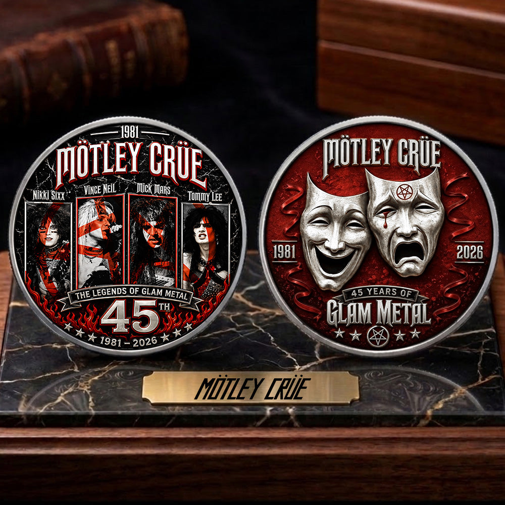 Mötley Crüe 45th Anniversary Commemorative Coin – TMTHU7833